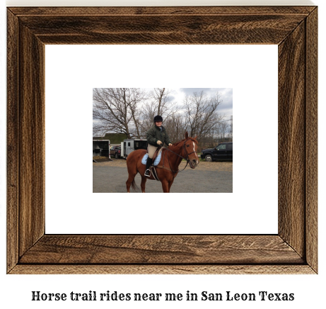 horse trail rides near me in San Leon, Texas